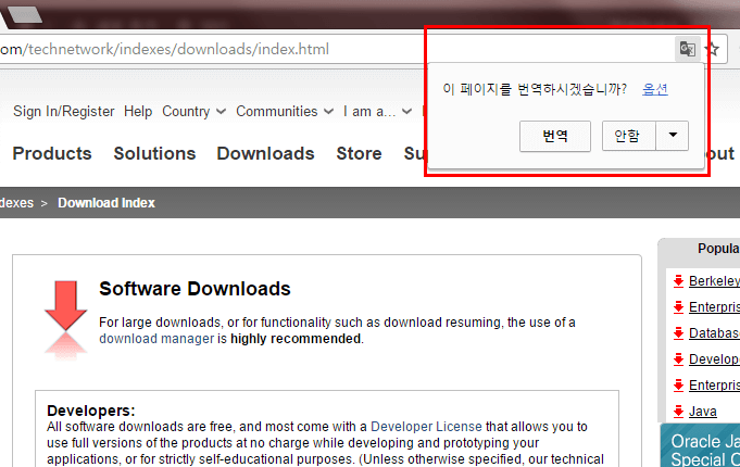 구글 페이지 번역 기능 사용법